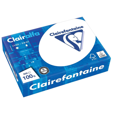 Afbeelding van Clairefontaine Clairalfa presentatiepapier A4, 100 g, pak van 500 vel