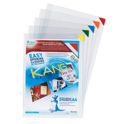 Afbeelding van Tarifold tas Kang Easy Clic hoeken in geassorteerde kleuren
