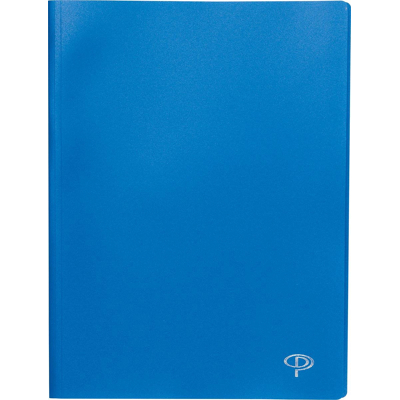 Afbeelding van Pergamy showalbum, voor ft A4, met 50 transparante tassen, blauw showalbum