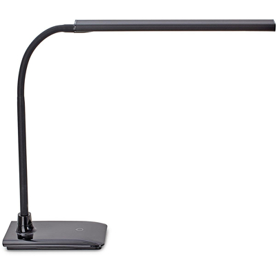 Afbeelding van Maul bureaulamp LED Pirro, warmwit licht, dimbaar, met voet, zwart