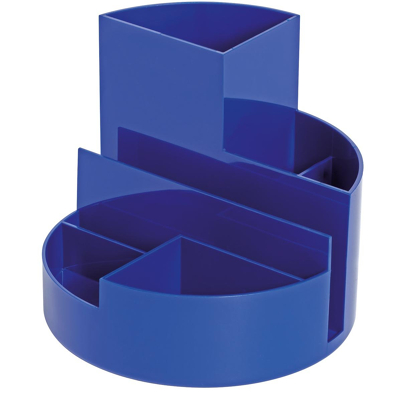 Afbeelding van Pennenkoker MAUL roundbox Blauwe Engel recycled 6 vaks blauw