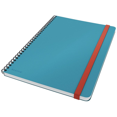 Afbeelding van Leitz Cosy notitieboek met spiraalbinding, voor ft B5, gelijnd, blauw