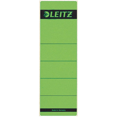 Afbeelding van Rugetiket Leitz breed/kort 62x192mm zelfklevend groen