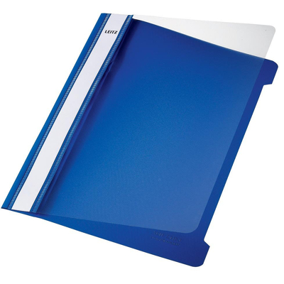 Afbeelding van Snelhechter Leitz standaard A5 PVC blauw