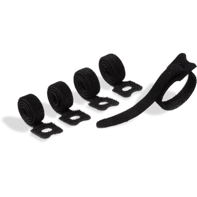Afbeelding van Durable Cavoline Grip Tie kabelbinder met klittenband, zwart, pak van 5 stuks veiligheidssysteem