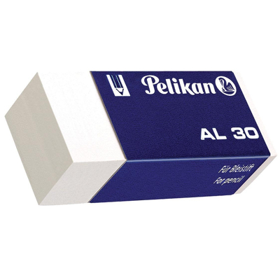 Afbeelding van Pelikan witte potloodgom AL doos van 30 stuks gum