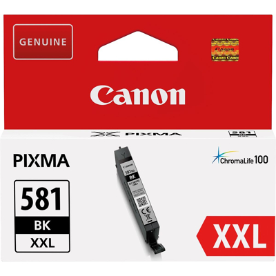 Afbeelding van Canon CLI 581XXL BK Inktcartridge Zwart Extra hoge capaciteit