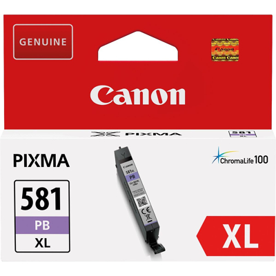 Afbeelding van Canon CLI 581XL PB Inktcartridge Foto blauw Hoge capaciteit