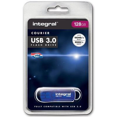 Afbeelding van Integral Courier USB 3.0 stick, 128 GB stick