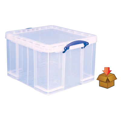 Afbeelding van Really Useful Box Opbergdoos 42 Liter, Transparant