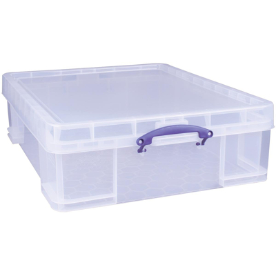 Afbeelding van Really Useful Box Opbergdoos 70 Liter, Transparant