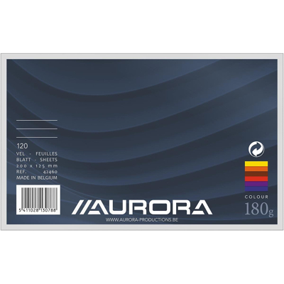 Afbeelding van Aurora Gekleurde Systeemkaarten Ficolor Systeemkaart