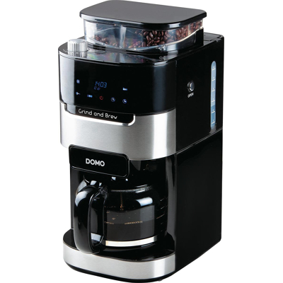 Afbeelding van Domo koffiezetapparaat Grind and Brew, digitaal, 1,5 liter, zwart