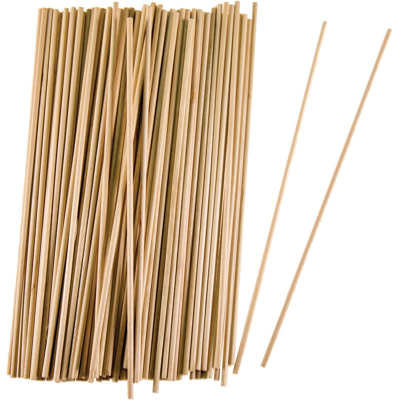 Afbeelding van Bouhon houten staafje, zak van 100 stuks knutselmateriaal