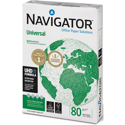 Afbeelding van Kopieerpapier Navigator Universal A3 80gr wit 500vel