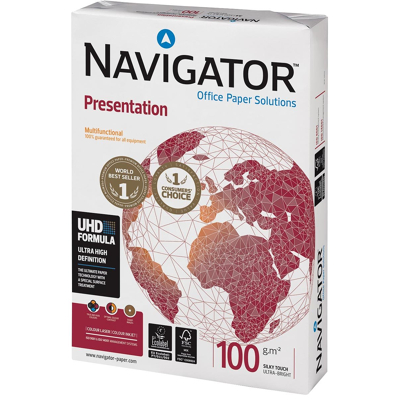 Afbeelding van Kopieerpapier Navigator Presentation A4 100gr wit 500vel
