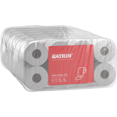Afbeelding van Katrin Toiletpapier, 2 laags, 400 Vel Per Rol, Pak Van 8 Rollen Toiletpapier