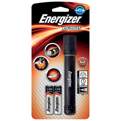 Afbeelding van Energizer Zaklamp X focus, Inclusief 2 Aa Batterijen, Op Blister