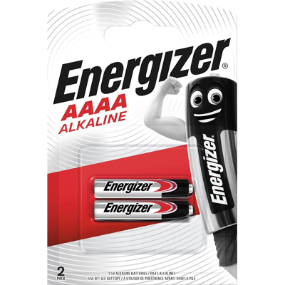 Afbeelding van Energizer batterij Alkaline AAAA, blister van 2 stuks batterijen