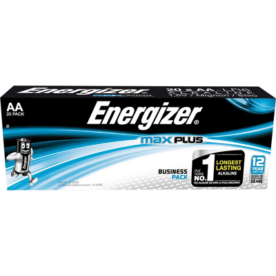 Afbeelding van Energizer batterijen Max Plus AA, pak van 20 stuks