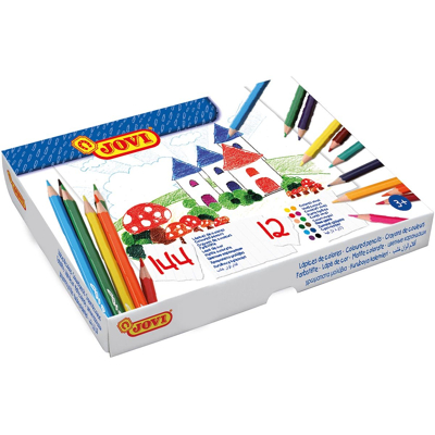 Afbeelding van Jovi kleurpotlood, 144 potloden (classpack) kleurpotlood