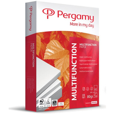 Afbeelding van Pergamy Multifunction Printpapier Ft A3, 80 G, Pak Van 500 Vel Wit A3