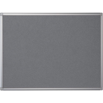 Afbeelding van Pergamy textielbord met aluminium frame ft 60 x 90 cm, grijs