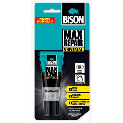 Afbeelding van Bison lijm max repair universeel 45 gram