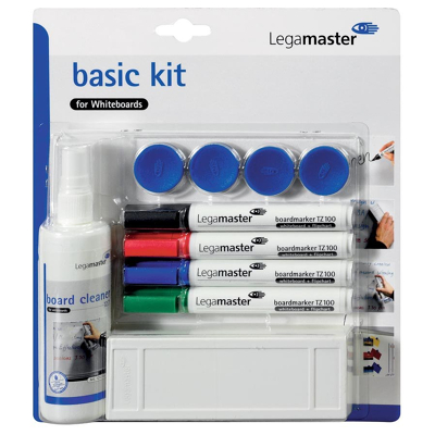 Afbeelding van Legamaster Basic Kit Voor Whiteboards, Op Blister Whiteboard