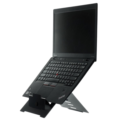 Afbeelding van R go Riser Flexible Laptopstandaard, Zwart Laptopstandaard