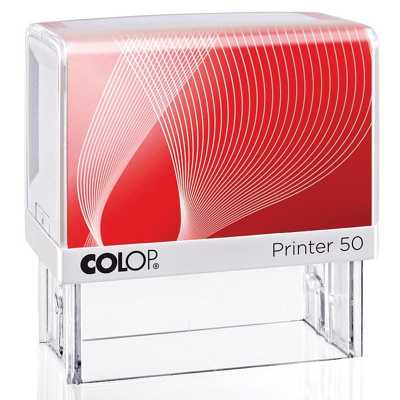Afbeelding van Colop stempel met voucher systeem Printer 50, max. 7 regels, ft 69 x 30 mm