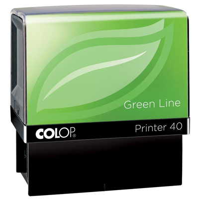 Afbeelding van Colop stempel Green Line Printer 40, max. 6 regels, voor Nederland, ft. 23 x 59 mm
