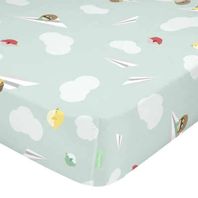 Afbeelding van Happy Friday Fitted sheet Learning to fly 60x120x14 cm (Cot) Multicolor