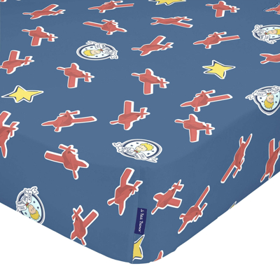 Afbeelding van Happy Friday Fitted sheet Son avion 60x120x14 cm (Cot) Multicolor