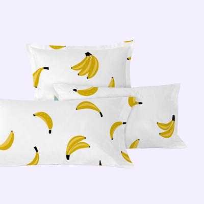 Afbeelding van Happy Friday Pillow cover Sweet banana 80x80 cm Multicolor