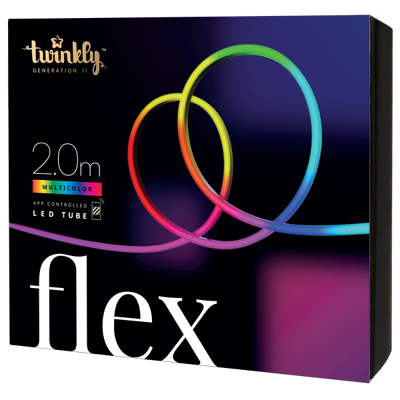Afbeelding van Twinkly LED strip Flex 4 meter (Flexibel, 200 LEDs, IP20, RGB+Wit)