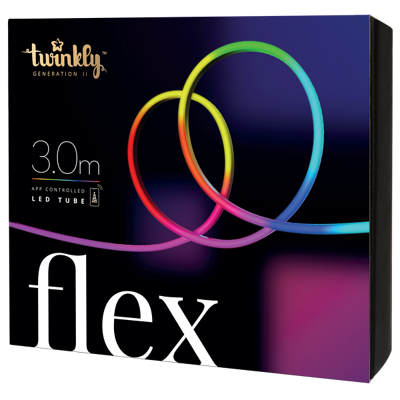 Afbeelding van Twinkly LED strip Flex 5 meter (Flexibel, 300 LEDs, IP20, RGB+Wit)