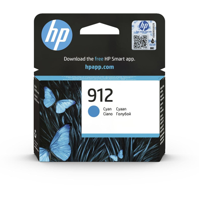 Afbeelding van HP 912 originele cyaan inktcartridge (3YL77AE)