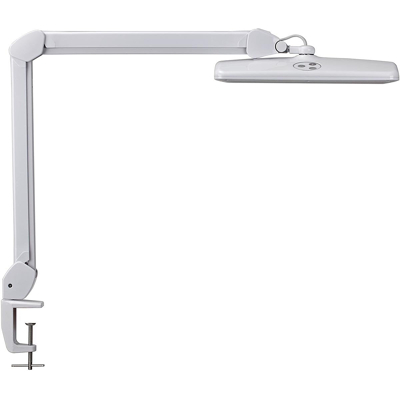 Afbeelding van MAUL werkpleklamp LED Intro, met tafelklem, dimbaar, wit bureaulamp