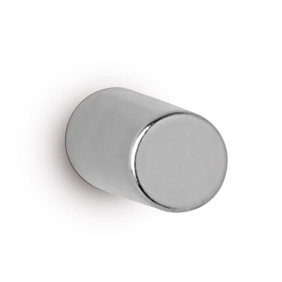 Afbeelding van MAUL neodymium schijfmagneet Ø5x10mm 1,1kg blister 10 zilver, whitebord magneten