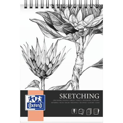 Afbeelding van Tekenblok Oxford Sketching A4 spiraal 50vel 120gr