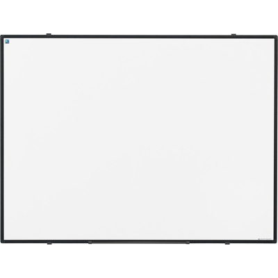 Afbeelding van Smit Visual Magnetisch Whiteboard Softline, Gelakt Staal, Zwart, 90 X 120 Cm