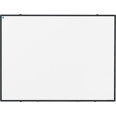Afbeelding van Smit Visual Magnetisch Whiteboard Softline, Emaille, Zwart, 90 X 120 Cm