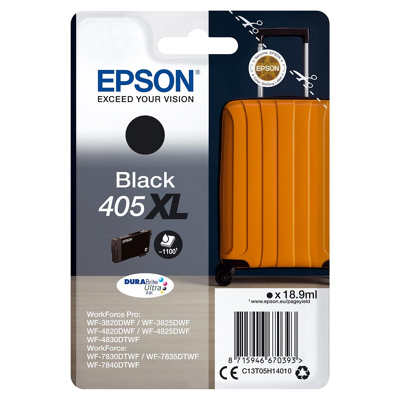 Afbeelding van Epson Inktcartridge zwart 405 XL o.a voor WorkForce Pro WF 3825DWF, 7840DTWF