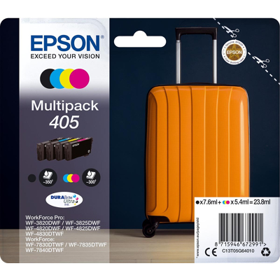 Afbeelding van Epson 405 (C13T05G64010) Inktcartridge 4 kleuren Voordeelbundel