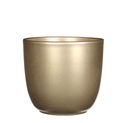 Afbeelding van Tusca pot rond goud h18,5xd19,5 cm Mica Decorations