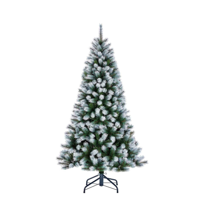 Afbeelding van Black Box Trees Kingston Kerstboom Frosted Kunstgroen 215x117 cm Groen
