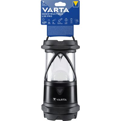 Afbeelding van Varta LED zaklamp Indestructible, L30 Pro 450lm, excl. 6x alkaline AA batterijen, retailblister