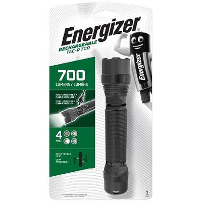 Afbeelding van Energizer tactische USB oplaadbare LED zaklamp, Lenser TAC R 700