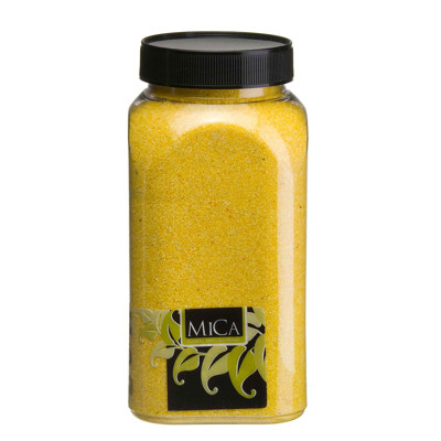 Afbeelding van Zand geel fles 1 kilogram Mica Decorations